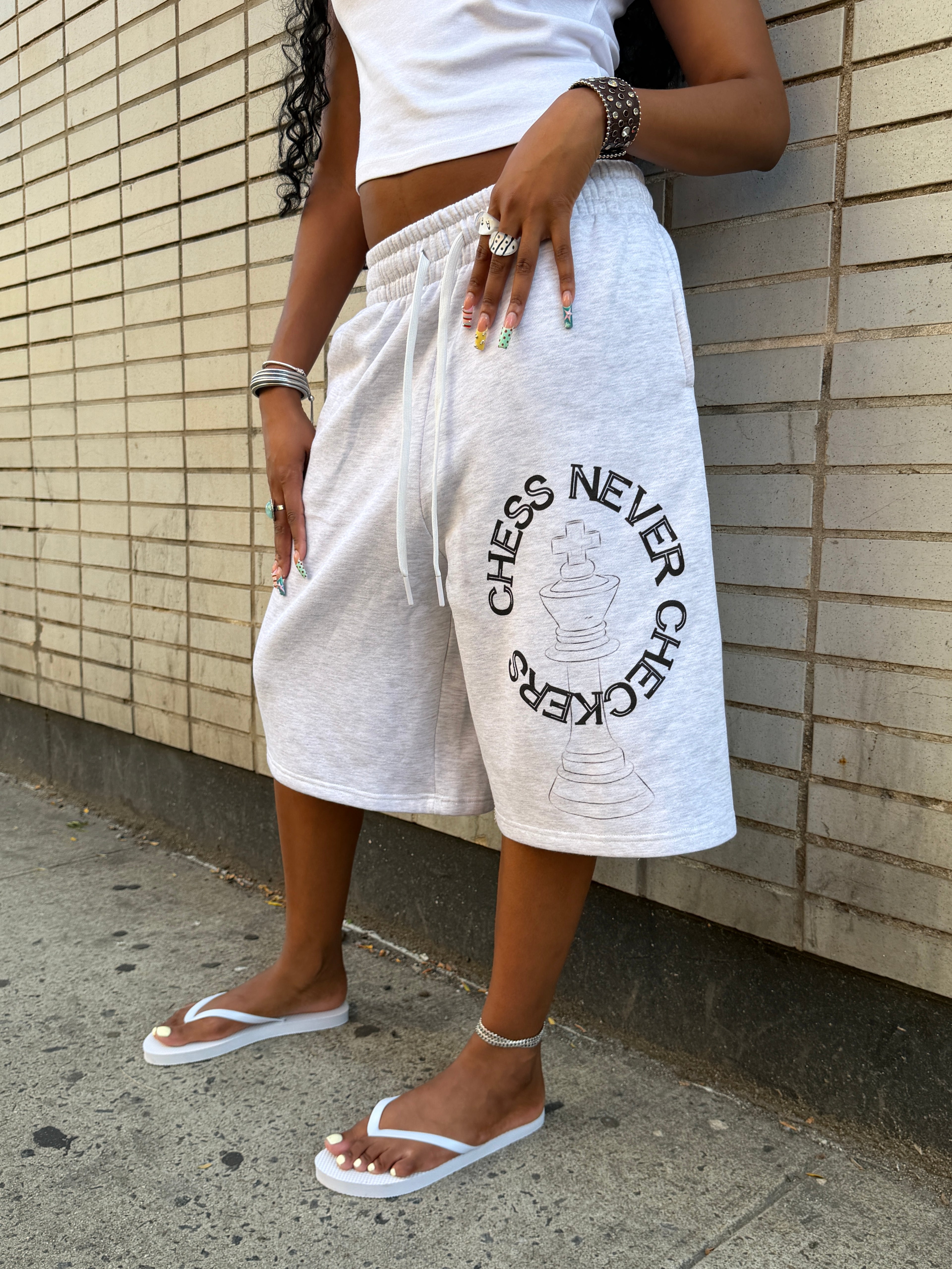 CNC 3QTR Unisex Sweat Shorts
